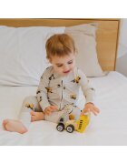 Zipster Salopeta lunga din bambus - - Construction - Gri - pentru bebelusi - Gri