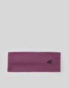 4F Bandă pentru cap alergare unisex - burgundy S/M