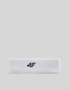 4F Banda pentru cap tenis - alba one size