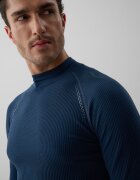 4F Bluză cu mânecă lungă de alergare din tricot structural pentru bărbați - denim S/M