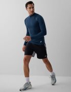 4F Bluză cu mânecă lungă de alergare din tricot structural pentru bărbați - denim S/M