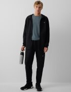 4F Bluză de antrenament regular cu glugă pentru bărbați - neagră S