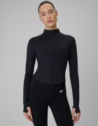 4F Bluză de antrenament slim cu uscare rapidă pentru femei - neagră XL
