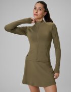 4F Bluză de antrenament slim cu uscare rapidă pentru femei - verde măsliniu XS