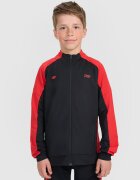 4F Bluză de sport cu fermoar fără glugă pentru copii JUNIOR x Robert Lewandowski - neagră 158/164 (12-14 ani)