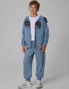 4F Bluză de trening loose cu glugă pentru băiat - denim 134/140 (8-10 ani)