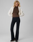 4F Bluză de trening loose fără glugă pentru femei - crem XL