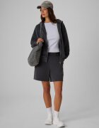 4F Bluză de trening oversize cu glugă pentru femei - neagră L