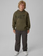 4F Bluză de trening regular cu glugă băieți - khaki 140