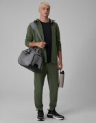 4F Bluză de trening regular cu glugă pentru bărbați - olive L