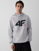 4F Bluză de trening regular cu glugă pentru bărbați - XXL