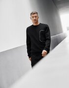 4F Bluză de trening regular fără glugă pentru bărbați x Robert Lewandowski - neagră L