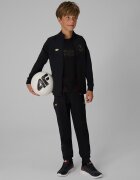 4F Bluză regular fotbal pentru băieți JUNIOR | Robert Lewandowski - neagră 134/140 (8-10 ani)