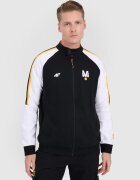 4F Bluză unisex de trening cu fermoar fără glugă | Drift Masters - neagră XL