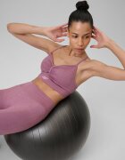 4F Bustieră de yoga fără cusături cu susținere ușoară pentru femei - XS/S