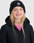 4F Căciulă beanie pentru fete - neagră one size