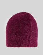 4F Căciulă de iarnă cu alpaca și lână pentru femei - burgundy one size