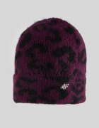 4F Căciulă de iarnă pentru femei - burgundy one size