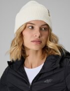 4F Căciulă de iarnă pentru femei - crem one size