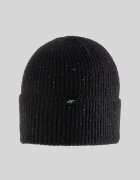 4F Caciula de iarna pentru fete - neagra one size