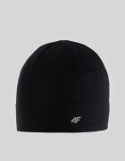 4F Căciulă din lână unisex - neagră L/XL