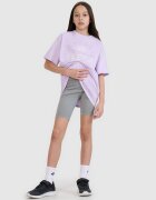 4F Colanți ciclism cu efect acid wash pentru fete - 152
