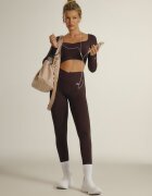 4F Colanți de antrenament pentru femei | Anna Lewandowska - maro XL
