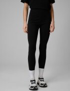 4F Colanți din tricot pentru femei - negri XXL