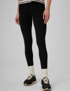 4F Colanți din tricot pentru femei - negri XS