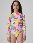4F Costum de baie dintr-o piesă pentru fete cu protecție UPF50+ - 146/152 (10-12 ani)