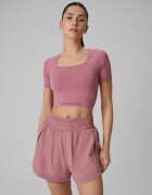 4F Crop top de antrenament fără cusături pentru femei - M/L