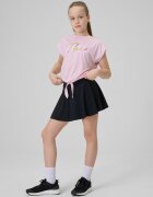 4F Crop-top de sport cu uscare rapidă pentru fete - 146/152 (10-12 ani)