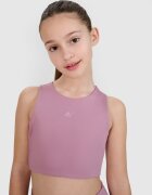 4F Crop top de sport cu uscare rapidă pentru fete JUNIOR | Anna Lewandowska - 158/164 (12-14 ani)