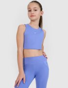 4F Crop top de sport cu uscare rapidă pentru fete JUNIOR | Anna Lewandowska - 158/164 (12-14 ani)