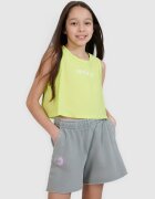 4F Crop top oversize cu imprimeu pentru fete - 158