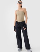 4F Crop-top slim cu o bretea asimetrică pentru femei - XS