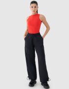 4F Crop-top slim pentru femei - roșu XS