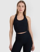 4F Crop top slim unicolor pentru femei | Anna Lewandowska - M