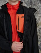 4F Geacă 3în1 de trekking membrana 10000 pentru bărbați - neagră S