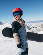 4F Geacă de snowboard membrana 10000 pentru băieți - maro 146