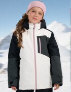 4F Geacă de snowboard membrana 10000 pentru fete - albă 158