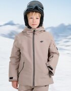 4F Geacă de snowboard membrana 8000 pentru băieți - maro 152