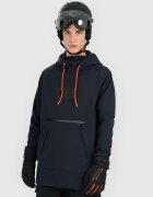 4F Geacă de snowboard softshell anti-vânt membrană 5000 pentru bărbați - neagră XXL