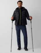 4F Geacă de trekking cu umplutură Primaloft Thermoplume pentru bărbați - neagră 3XL