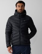 4F Geacă de trekking cu umplutură Primaloft Thermoplume pentru bărbați - neagră 3XL