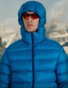 4F Geacă de trekking din puf cu umplutură naturală pentru bărbați - albastră XL