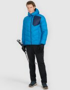 4F Geacă de trekking din puf cu umplutura PrimaLoft Silver pentru bărbați - bleumarin M