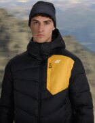 4F Geacă de trekking din puf cu umplutura PrimaLoft Silver pentru bărbați - neagră XXL