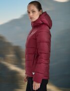 4F Geacă de trekking din puf cu umplutura PrimaLoft Silver pentru femei - roșie burgund S