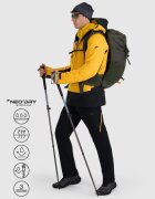 4F Geacă de trekking impermeabilă membrana 20000 pentru bărbați - galbenă M